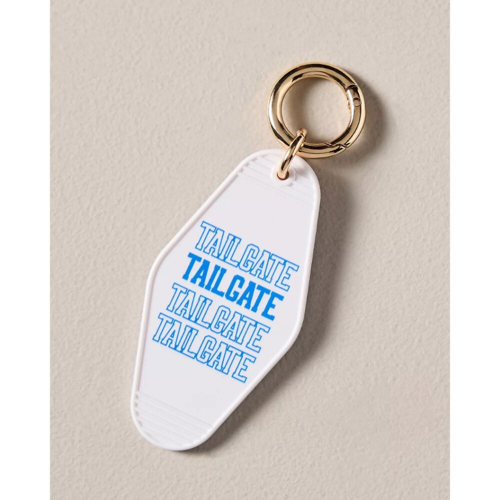 Anthropologie Tailgate Quote Tag Bag Charm NWT Sporty Football